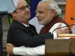 why naredra modi hugs them?