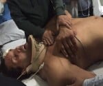 three wrestler attack on khali.