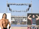 khali and brody fight in mp sports college dehradun.