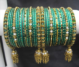 importance of green bangles in hariyali teej
