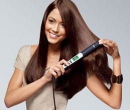 how to iron hair