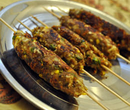 vegetarian seekh kebab