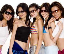 wear sun glasses according to your face