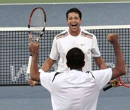 bhupathi sprang up five places and sania slip