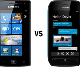 samsung omnia vs nokia lumia 710