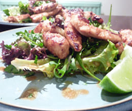 recipe of stir fried chicken salad