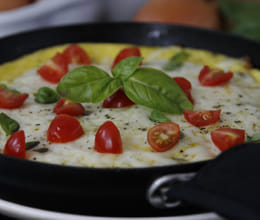 bell pepper risotto frittata recipe