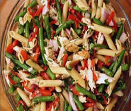 flavoured chicken bean pasta salad recipe