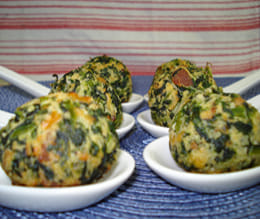 spinach potato cheese balls recipe