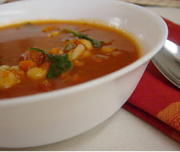 chana minestrone soup recipe