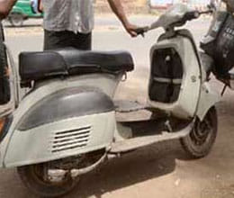 scooter that runs 80 kilometer in 20 rupees