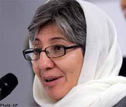afghan burka opponent sima samar wins swedish rights prize  