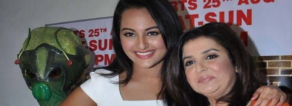 cold war started between farah khan and sonakshi sinha