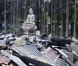 violence in Bangladesh after alleged offense of Koran 