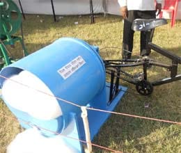 Now the machine runs on water, will save fuel