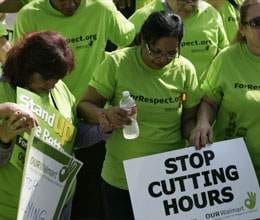 protest against walmart in u.s.