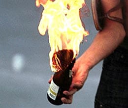 Rs 7 lakh looted with bombs blast