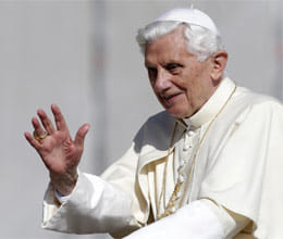 pope prays in arabic reaching out to middle east christians