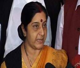 sushma tweets, thousands died in kedarnath shrine