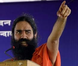 baba ramdev gave moral support to kejriwal
