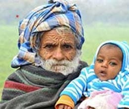 102 year old man became father young man