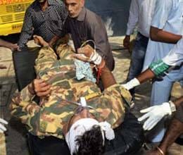 six soldiers killed in landmine blast