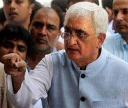 demand raises to removal of khurshid on kejriwal threat