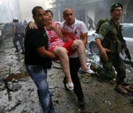 seven including officer killed in lebnan bomb blast