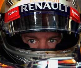 vettel leads red bull in indian gp second practice