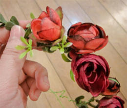rose changed into acid