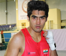 vijender gives blood samples to nada 