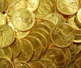 Seven percent discount on gold coins in Delhi