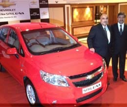 gm launches chevrolet sail u va hatchback