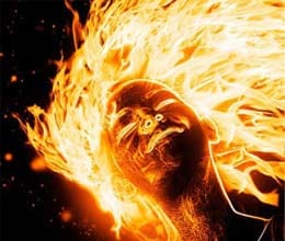 accused burnt minor girl 