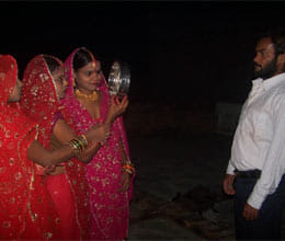 three sisters kept karwa chauth for one husband
