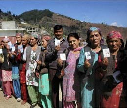 Polling in himachal complete 