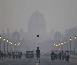mist and pollution in delhi ncr