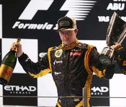 raikkonen wins abu dhabi grand prix