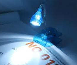 led clip on spot light you can read book in dark