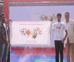 chandigarh student wins doodle 4 google competition