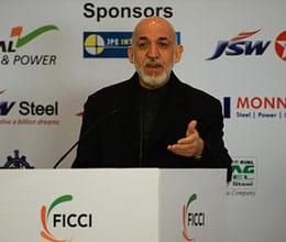 karzai invited indian businessmen to investment in afghanistan