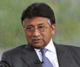 musharraf arrived at karachi airport