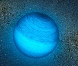 free floating planet CFBD-SIR 2149 in space