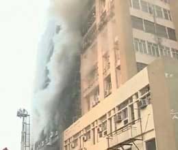Fire in multi-storey building in Delhi, one dead