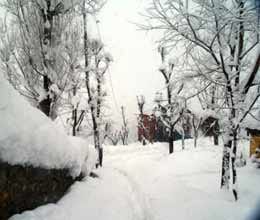 gulmarg receives season first snowfall