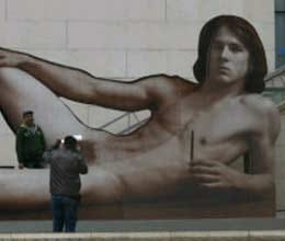 ruckus over art work on nudity