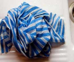 kitchen cloth is most dirty