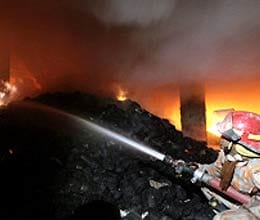 fire in bangladesh garment factory , 120 killed