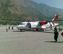 spice jet aircraft flew from allahabad 