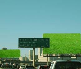 garden in the sky bill board on high make people cool